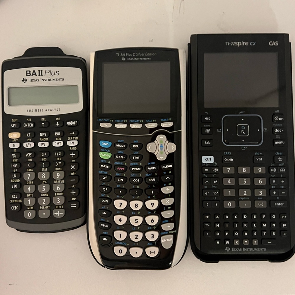 Graphing and Business Calculators Set of 2